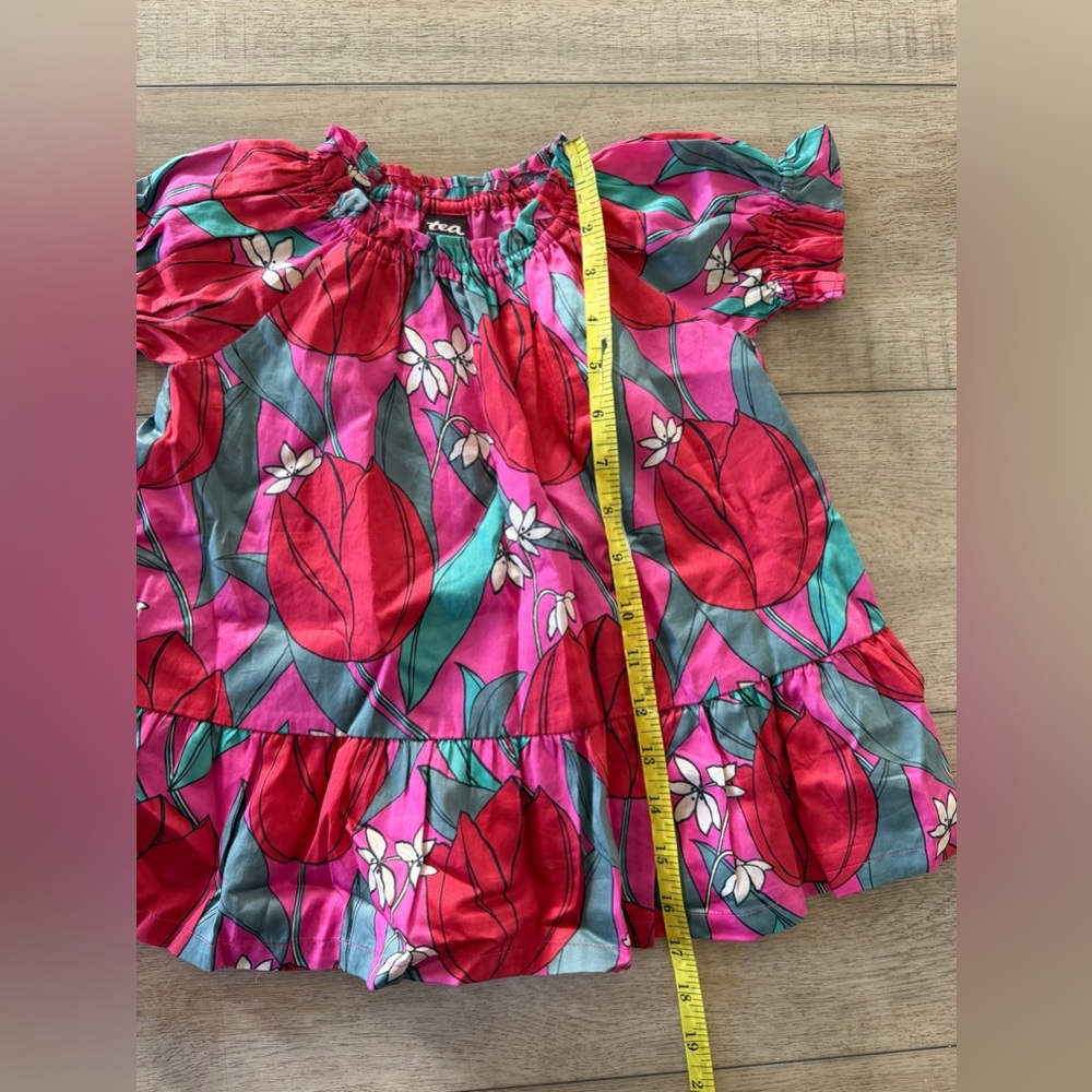 Tea Collection Ruffle Floral Dress - Picture 3 of 4